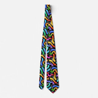 Gravata Gummy Worms Tossed, um doce presente para uma fest