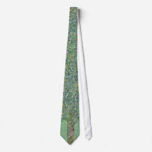 Gravata Gustav Klimt - Rosebushes debaixo das Árvores