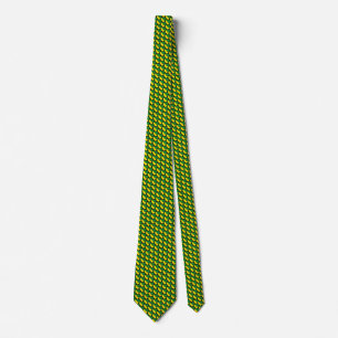 Gravata Guyane Flag Hearts Tie