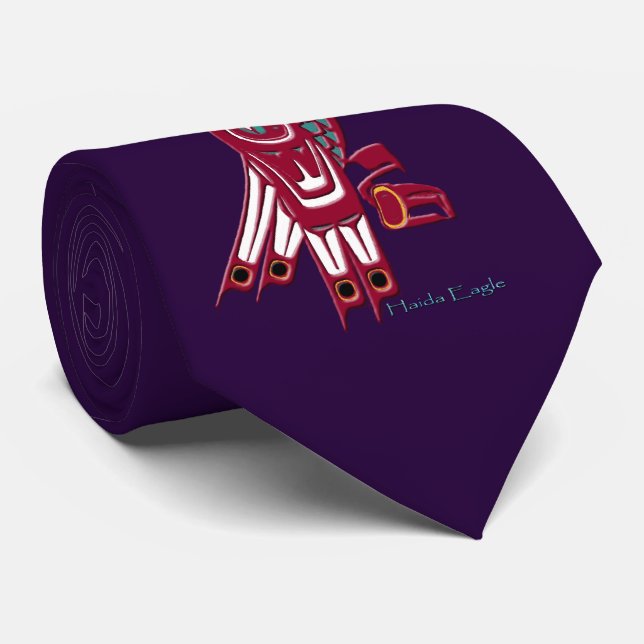 Gravata HAIDA EAGLE Fashion Neck Tie (Rolled)