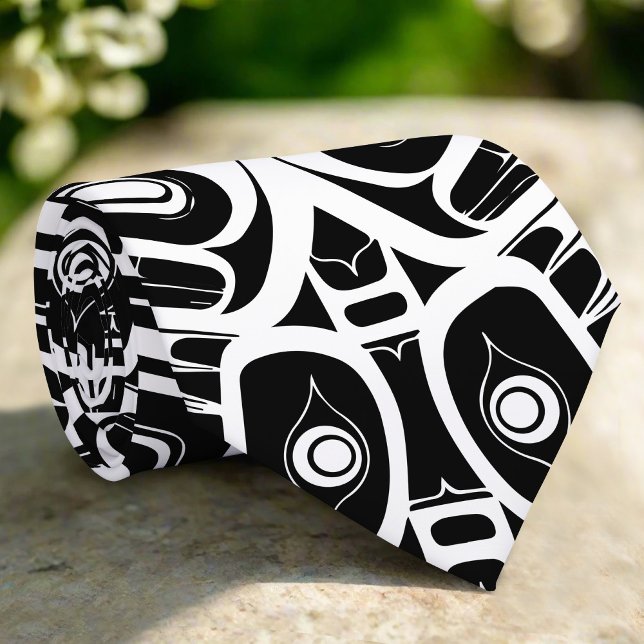 Gravata Haida Eagle Thunderbird Noroeste da Colômbia (Criador carregado)