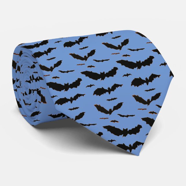 GRAVATA HALLOWEEN BAT (Rolled)