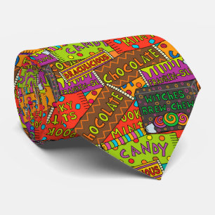 Gravata Halloween Candy