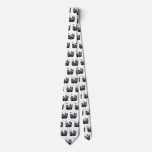 Gravata Halloween Castle Neck Tie