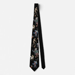 Gravata Halloween Medieval Macabre Neck Tie