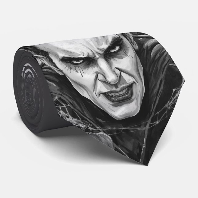 Gravata Halloween, Vampiro Sedento Sedento, Campo de Abóbo (Rolled)