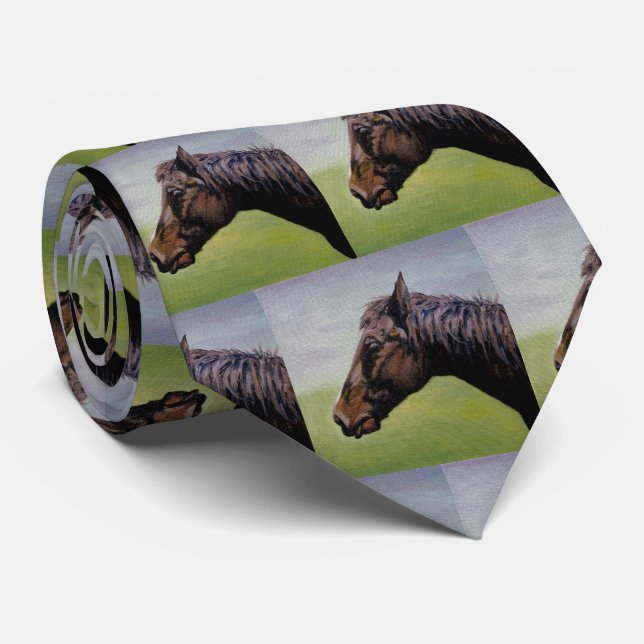 Gravata Handsome Quarter Horse Bailey Neck Tie (Rolled)