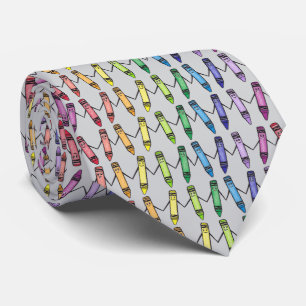 Gravata Happy Crayon Pals Neck Tie