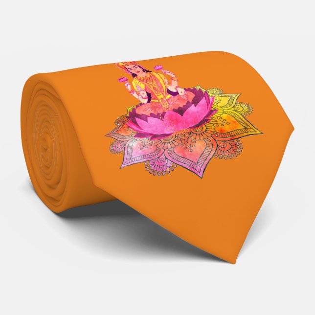 Gravata Happy Diwali - Deepalavi Lakshmi Goddese 4 (Rolled)