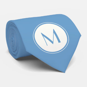 Gravata Harbour Blue com Coletor de Pescoço de Círculo Bra