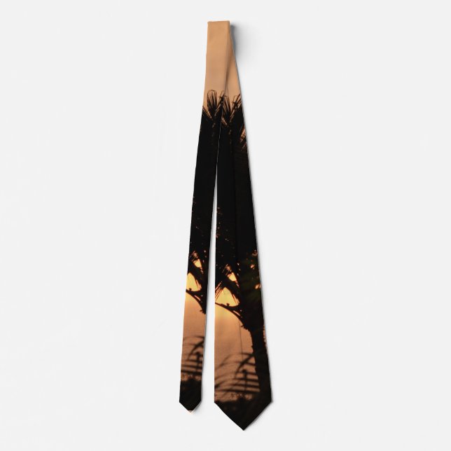 Gravata Hawaii Sunset Men's Necktie (Verso)