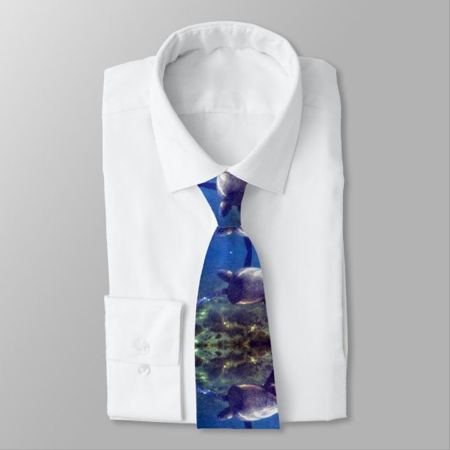 Gravata Hawaiian Honu the Sea Turtle tie (Amarrado)