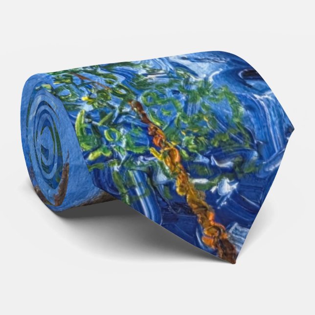 Gravata Head in the Clouds Necktie (Rolled)