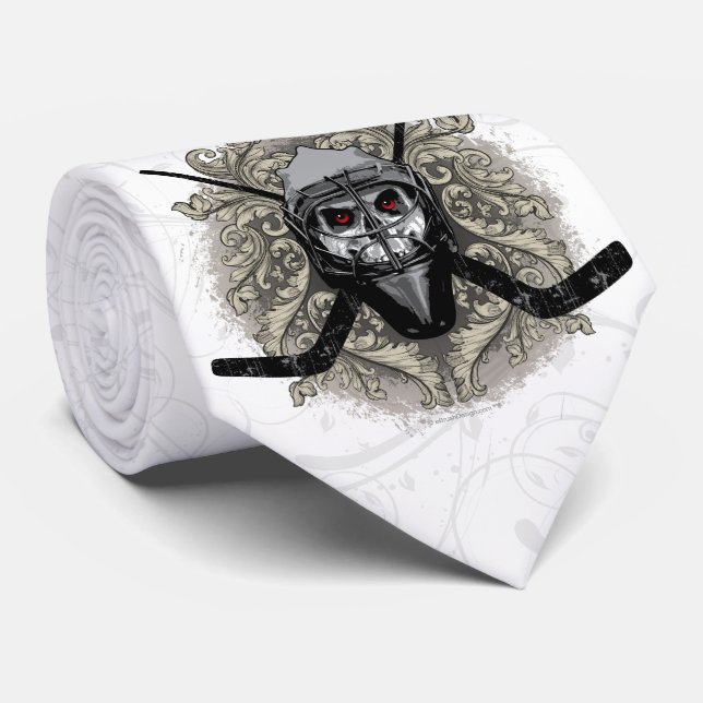 Gravata Hellish Hockey Goalie (Rolled)