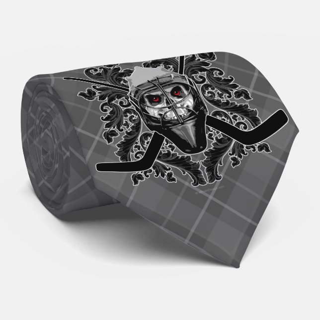 Gravata Hellish Hockey Goalie (Rolled)