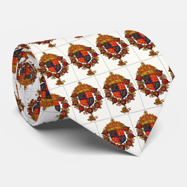 Gravata Heráldica Com Coroa (Rolled)