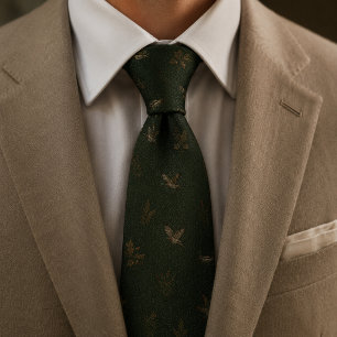 Gravata Heritage Mallard Verde Floresta