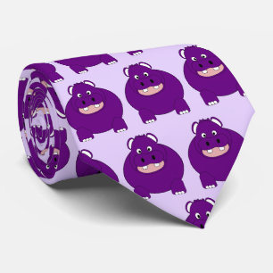 Gravata Hippopotamus Design