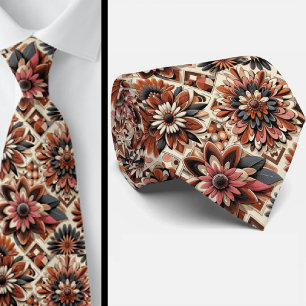 Gravata Hippy Flower Power