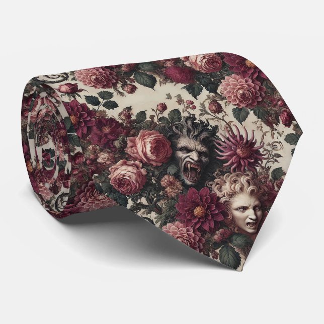 Gravata História de Sangue - Vitoriano Gótico (Rolled)