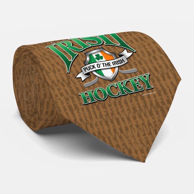 Gravata Hockey da Irlanda (Rolled)