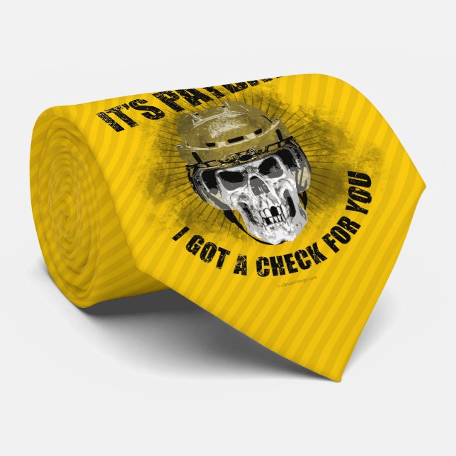 Gravata Hockey Payday Tie (Rolled)