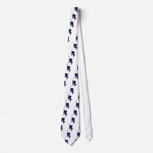 Gravata Hockey_Player_Blue