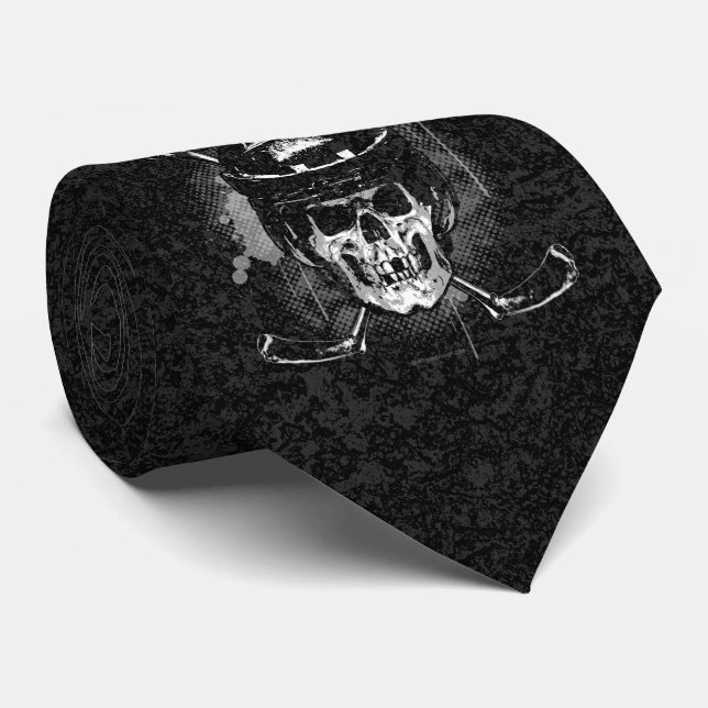 Gravata Hockey Skull (Rolled)