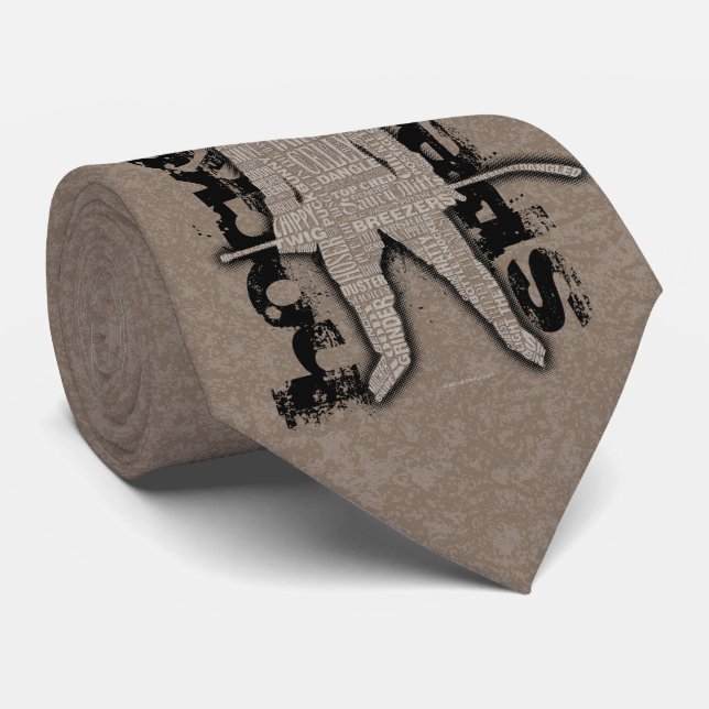 Gravata Hockey Speak (Rolled)