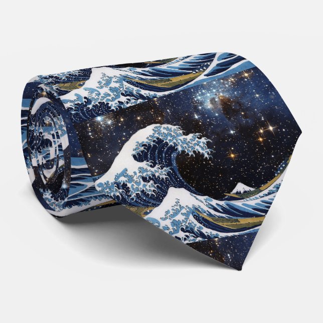 Gravata Hokusai , The Great Wave off Kanagawa + LH 95 (Rolled)