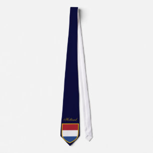 Gravata Holanda Flag Neck Tie