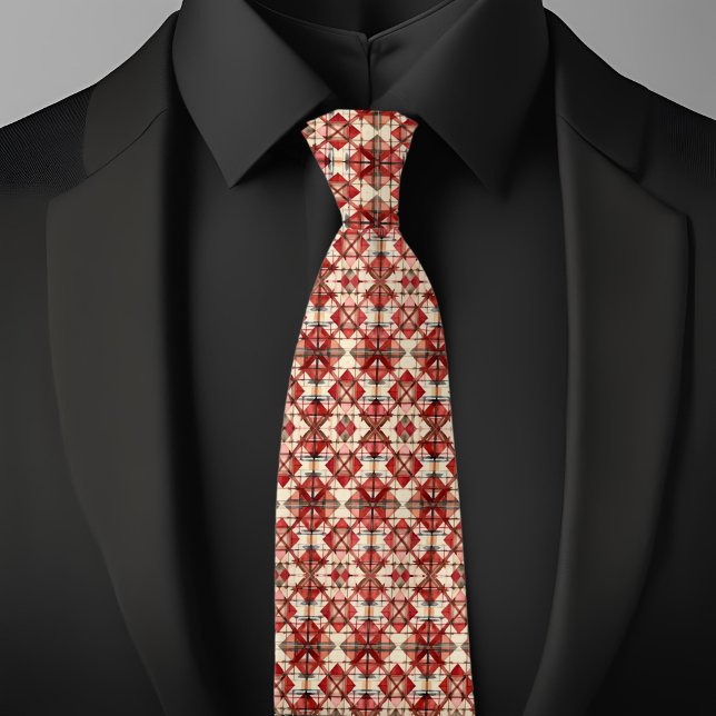 Gravata Holiday Argyle Pattern Necktie (Criador carregado)