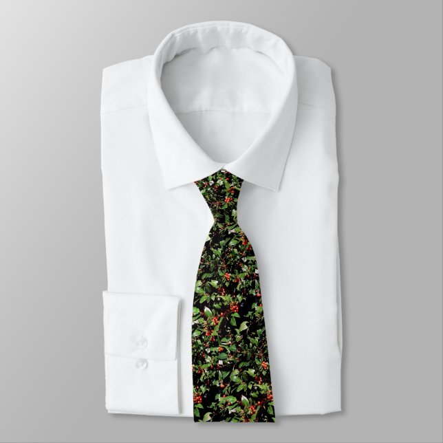 Gravata Holly e Berries Tie (Amarrado)