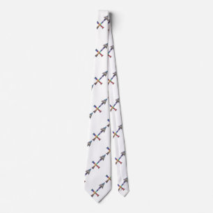 Gravata holograma Sagittarius menswear mens pescoço