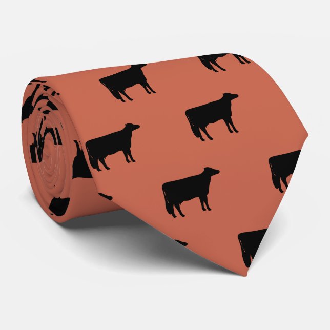 Gravata Holstein Cow Silhouettes (Rolled)