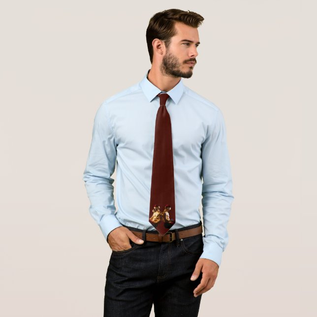 Gravata Homens sem camisa do SlipperyJoe de volta ao Natal (In Situ)