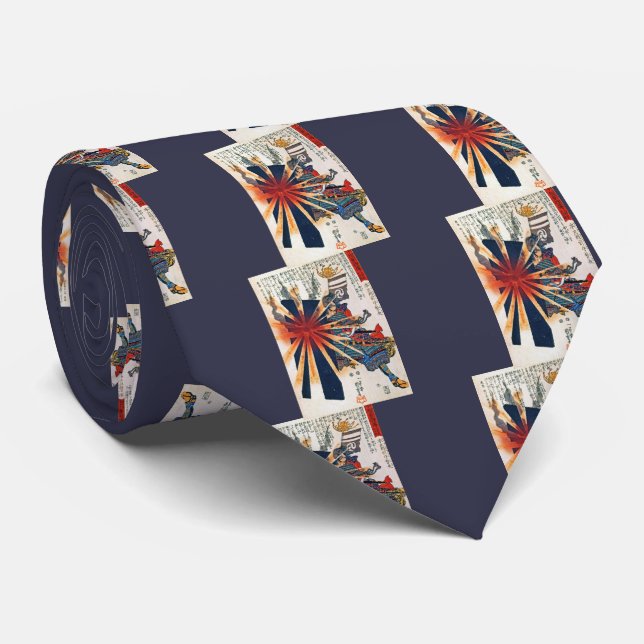 Gravata Honjo Shigenaga comemorando uma casca explosiva (Rolled)