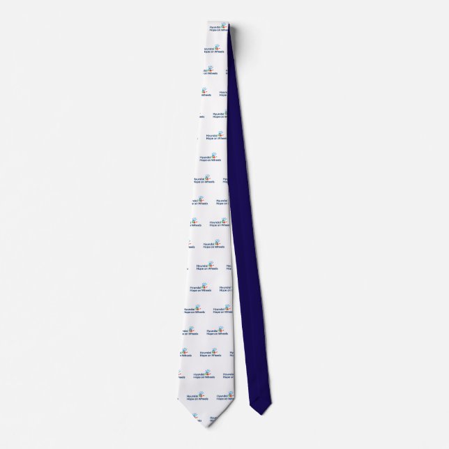 Gravata Hope On Wheels Logo T-Shirt Neck Tie (Frente)