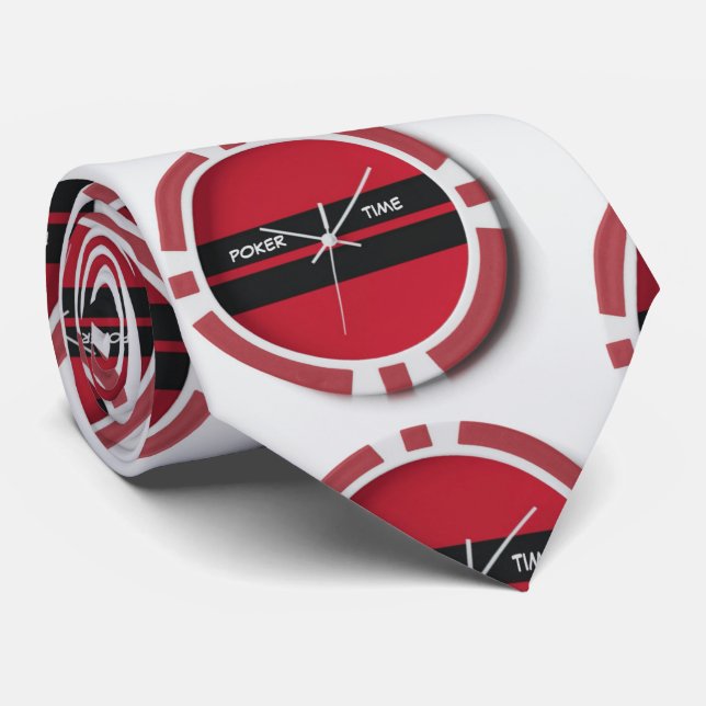 Gravata Hora do Poker  (Rolled)
