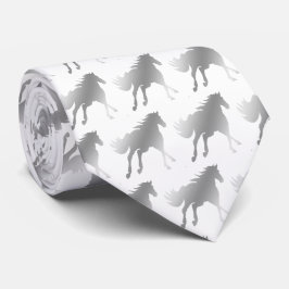 Gravata Horse Mustang Team Mascot Futebol Necktie