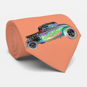 Gravata Hot rod da roda grande