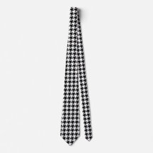 Houndstooth Preto e Branco