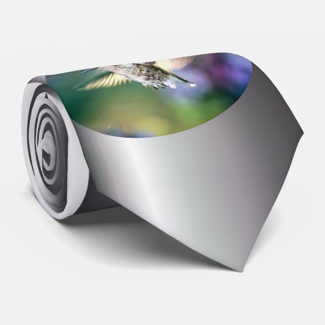 Gravata Hummingbird Voando (Rolled)