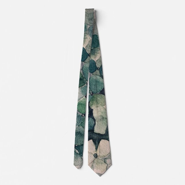 Gravata Hydrangea Neck Tie (Verso)