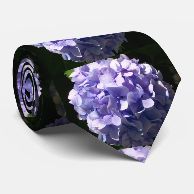 Gravata Hydrangeas Roxas (Rolled)