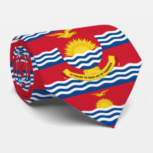 Gravata I-Kiribati Bandeira e Casaco de Armas, Bandeira do
