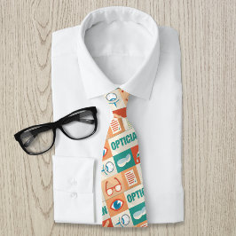 Gravata Ícone de Óptico Profissional de Design Icônico