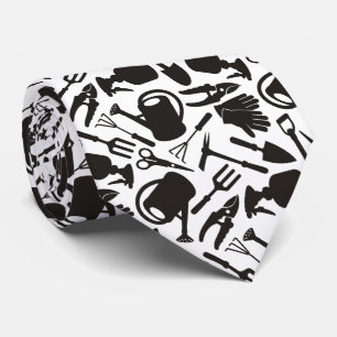 Gravata Ícones de jardinagem Silhuettes