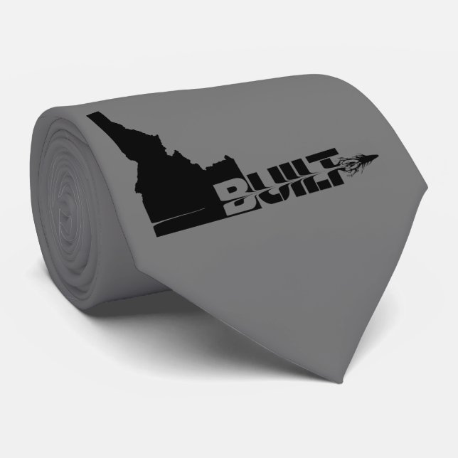 Gravata Idaho Built Bullet Neck Tie (Rolled)
