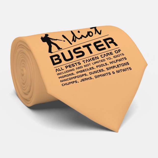 Gravata Idiot Buster (Rolled)